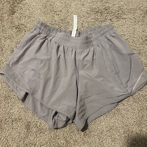 Women's Gray Lululemon Athletic Shorts